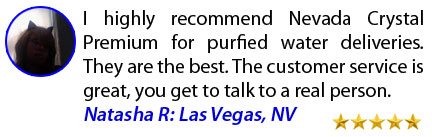 Customer Review 1 Positive customer review for our local water delivery service