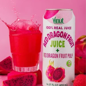 Vinut Fruit Juice Red Dragon Fruit With Pulp 6 Pack