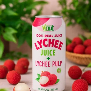 Vinut Fruit Juice Lychee With Pulp 12 Pack